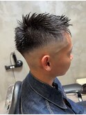 ベリーショート フェードカット メンズ 10代/20代