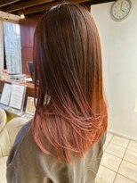 クオリス 上板橋店(QUALIS)&nbsp;レディースくびレイヤースタイルバレイヤージュダブルカラー