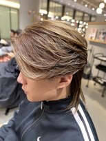 ウノプリール 茶屋町店(unopulir)&nbsp;ニュアンスパーマ　カルマパーマ　極細メッシュ　センターパート