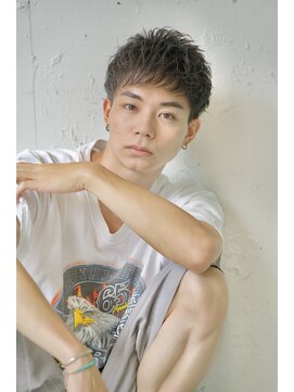 ロミーオム 本厚木(ROMMY. Homme) 刈り上げツーブロック王道マッシュショートビジネスメンズヘア