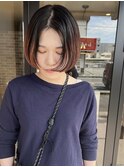 #ボブ#ミニボブ#カジュアルボブ#ダブルカラー