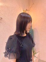 トリコ 柏(tricot) 顔まわりレイヤーミディアムボブ
