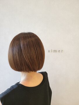 エメ バイ ヘアーポケット(aimer by hair pocket) *+aimerが叶える...スッキリボブ