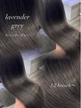アイシー 表参道(ICY) 透明感艶ハイトーンラベンダーグレーブリーチあり*RINA