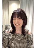 ビーハイブ 仙台駅前店(Behive)&nbsp;簡単セットのくびれミディアム×艶々暖色カラー