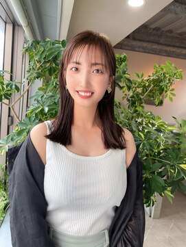 フラッグ 九大学研都市店(Flag) 韓国レイヤーカット髪質改善酸性ストレート縮毛矯正ケアブリーチ