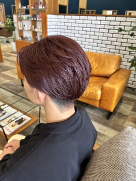 ノート ヘアーサロン(NOTE HAIR SALON) ブリーチなし暖色color×フェザーカット