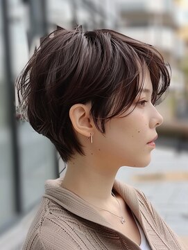 レヴ 草加店(LEV.) イメチェン 外ハネボブ 美髪 ワイドバング ホワイトブロンド