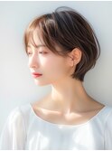耳掛けショートボブ【仙台ショートカット/30代/40代/50代】