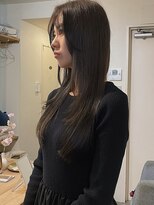 イルフレール(ill frere)&nbsp;ぱつっと　顔まわりレイヤー　暗髪　似合わせ　中津　梅田