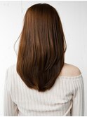 ☆レイヤーカット毛先ワンカールくせ毛風カール薄めバングデジパ