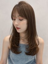 アグノス 青山(Agnos)&nbsp;ワンカールシースルーバングモテ髪似合わせカットくびれヘア