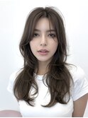 髪質改善/ハイライト/ブリーチ/ベージュ/レイヤーカット/韓国