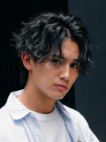 エリマ 横浜西口(elima) フェザーショートフェザーパーマニュアンスパーマショートヘア