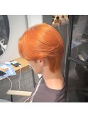 MEN'S HAIR オレンジカラー