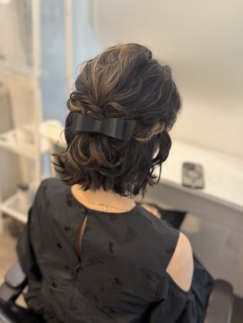 マーリー(marlee) ボブ/ミディアムのハーフアップ