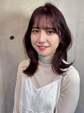 ブルーメ(Blume...) 暖色カラー /ワインレッド/ボルドー/カシスカラー/くびれ巻き