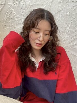 カモン(CAMON) 【透明感×チョコレートブラウン】柔らかウェーブロング