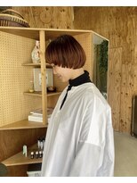 ネイビー(nvy)&nbsp;やわらかラインのマッシュボブ