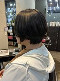 艶まとまりショートボブ × 髪質改善