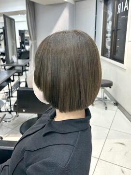 ヴェイン 渋谷(vain) オリーブレイヤーボブボブカット