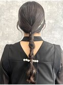 【別府 ランガリ】ヘアセット/タイトアレンジ/編みおろし