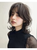 ココアベージュ/オリーブグレー/小顔/黒髪[立川/髪質改善]