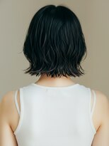 フレイムス ヘアアンドリラックス 南越谷店(Frames hair&relax) 大人可愛い波巻きウェーブ20代30代40代◎前髪あり濡れ髪ボブ成増