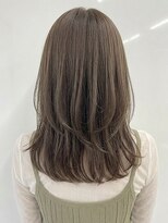 カバーヘア ブリス 戸田公園西口店(COVER HAIR bliss)&nbsp;くびれレイヤー/ミディアム/オリーブベージュ/春カラーp戸田公園