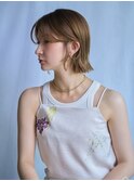 大人可愛い20代30代40代顔まわりカットレイヤーボブ透明感カラー