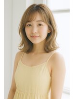 ネイヴスヘアー 福工大駅前店(Neivs Hair)&nbsp;くびれミディー×顔周りレイヤー