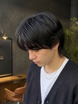 ルードノエル(Rue de noel)&nbsp;Men's/ミディアム/ウルフカット/黒髪