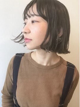 グリーン(green) 【green.h.r】ショートボブ×ミントカラー