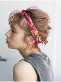 【SUN】フリンジバング☆個性的ヘアアレンジ