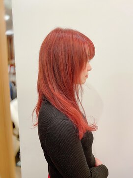 ヘアールームロッソ 白山店(HAIR ROOM ROSSO) マゼンタ個性カラー