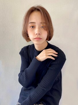 レイラバイアフロート 吉祥寺(Lila by afloat) うざバング×センターパートボブ【アフロート吉祥寺 緒方】