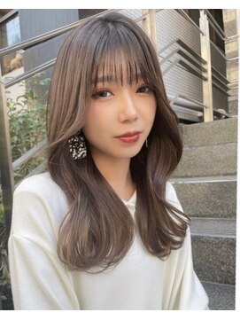 シー バイ ロンド 新宿(Sea by Lond) 韓国風前髪×ショコラアッシュ【束感/ヘルシースタイル/新宿】