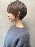 絶壁解消/ひし形大人ショートボブ/聖