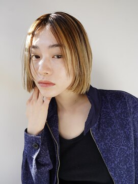 アミリ 代官山(AmiLi) デザインカラー/オリーブベージュ/ウエットヘア【代官山】