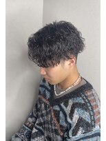 スキル(SKILL)&nbsp;波巻きパーマ／マッシュ／6:4パートスタイル