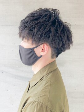 モッズヘア 足利(mod'hair) 爽やかマッシュショート　ツーブロック　王道　モテる　流行