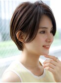 前髪なし大人ショートボブ20代30代40代【AIN.表参道】川原大地