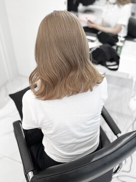 ランテルディ 渋谷(LANTERDIT) ケアブリーチ使用☆ ベージュカラー♪ ririka