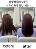 白髪染め/髪質改善/ツヤ髪/カウンセリング/縮毛矯正【津田沼駅】