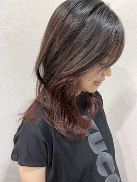 ミント(mint.) 大人可愛い!インナーカラー!インナーピンク!十条!