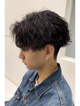 六本木美容室 白金店 大人気◎/波巻きパーマ/ツイストスパイラル/センターパート