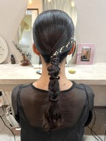 ミラ(Mila)&nbsp;艶々タイト編み下ろし♪ 金箔