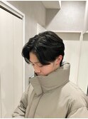 MEN'S HAIR/カルマパーマ/マッシュパーマウルフアッシュブラック