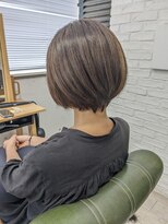 パラッチ 甲東園店(Palacchi)&nbsp;グラデーションボブ×オリーブベージュ大人可愛い20代30代40代