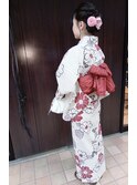 【浴衣・着付】夏祭り/花火大会/大人可愛い浴衣姿で♪